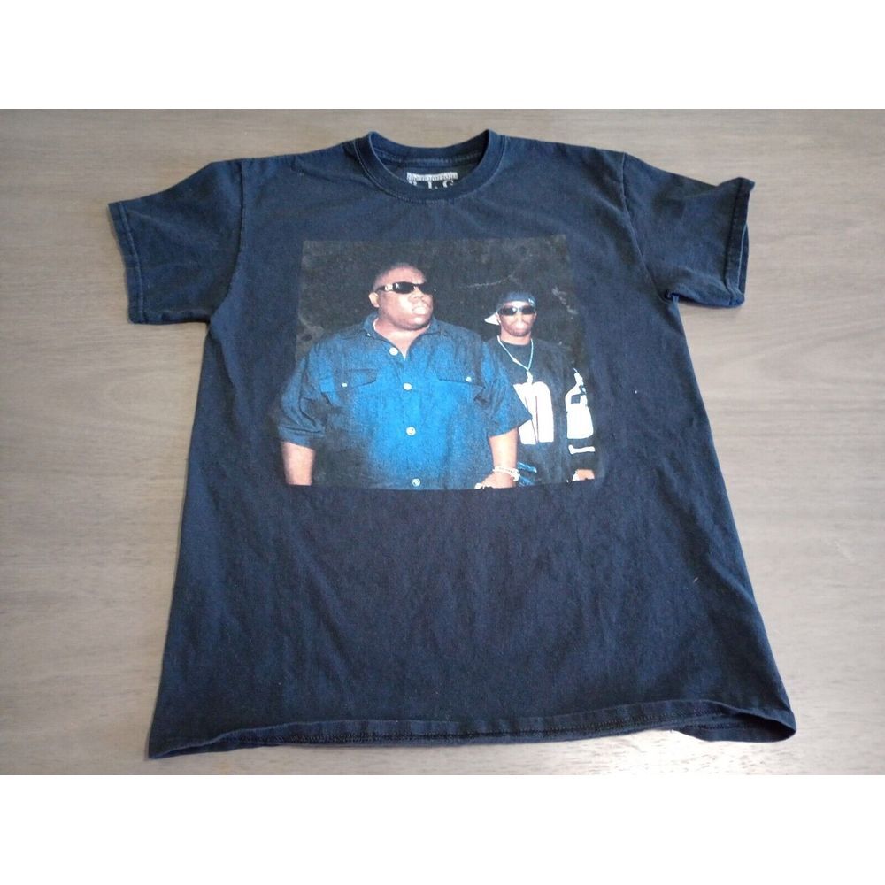 The Notorious B.I.G Shirt Men's Medium Black Crew Neck Short Sleeve P'Diddy